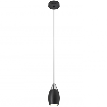 Lampa wisząca Tentor Chromowo - czarna AZZARDO (AZ3086-AZ3088)