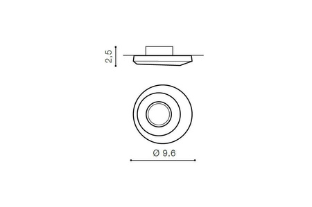 Oprawa wpuszczana LORENZA BK (AZ4174) - Azzardo