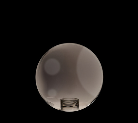 Pojedynczy klosz BUBBLES Szkło SHADE D12 Dymiony (AZ5956) - Azzardo