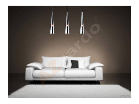 Lampa wisząca CHEMICAL chrome (AD6036-1 Azzardo) - żyrandol