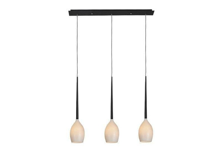 Lampa wisząca IZZA 3 błyszczący biały (MD1288B-3WH - Azzardo) - żyrandol