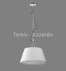 Lampa wisząca ALICANTE biała (MD2361-MWH - Azzardo) - żyrandol