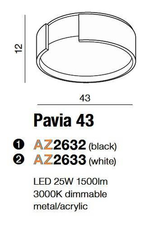 Pavia 43 (white) (AZ2633) Azzardo