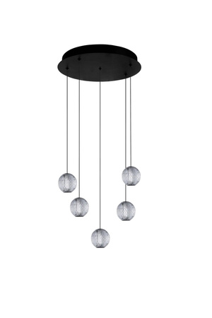 Lampa wisząca EDEM 5 ROUND Czarny (AZ6017) - Azzardo