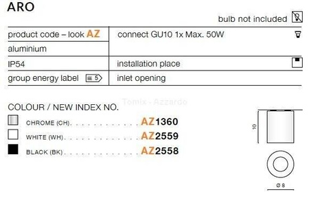 Plafon ARO chrome (AZ1360 | GM4111-CH ) - AZZARDO