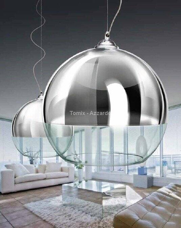 Lampa wisząca Silver Ball 40 (AZ0734) - Azzardo - żyrandol