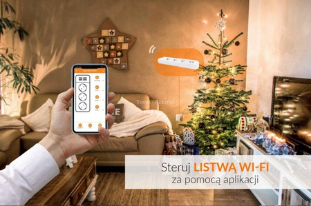 Listwa Wifi 3AC + 4USB AZzardo Smart (AZ3477) - Azzardo 