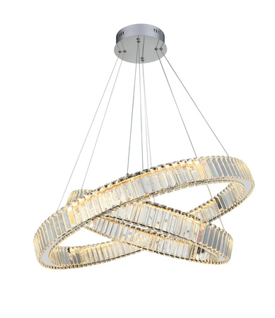 Lampa  wisząca SPARK PENDANT 60+80 DIMM Chrom (AZ5793) - Azzardo