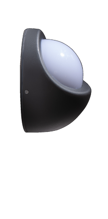 Oprawa ścienna zewnętrzna GAGARIN Ciemny Szary (AZ4352) - AZzardo