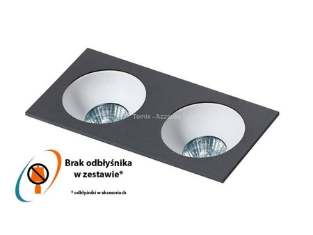 Lampa wpuszczana HUGO 2 DOWNLIGHT black (AZ1740 | GM2203-BK) - AZZARDO