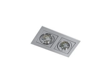 Lampa wpuszczana PACO 2 aluminium (AZ0798 | GM2201-ALU) - AZZARDO