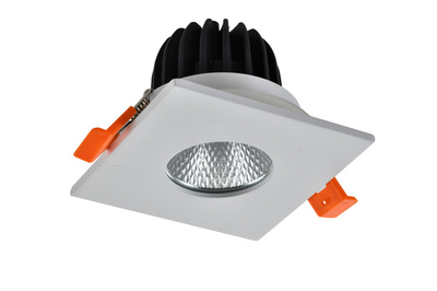 Kwadratowa lampa wpuszczana CLEAN S IP44 7W CCT SWITCH Biała (AZ5990) - Azzardo