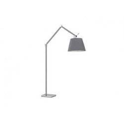 Lampa podłogowa Zyta L Floor stelaż aluminium AZ 2310 + AZ 2604 klosz grey | szary - średnica 36 - Azzardo