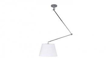 Lampa wisząca ADAM S PENDANT stelaż AZ 1841 + AZ 2588 klosz white | biały - średnica 30 - Azzardo - żyrandol