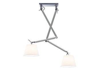 Lampa wisząca ZYTA 2 S PENDANT ALU stelaż aluminium AZ 2301 + AZ 2602 klosz biały | white - średnica 26  - Azzardo - żyrandol