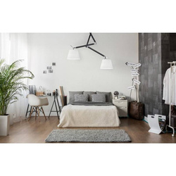 Lampa wisząca ZYTA 2 S PENDANT stelaż czarny | black AZ 1846 + AZ 2602 klosz biały | white - średnica 26  - Azzardo - żyrandol