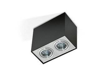 Plafon ELOY 2 black/aluminium (AZ1355 | GM4204-BK-ALU) - AZZARDO