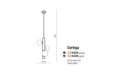  CORTEGA BK (AZ4424) - Azzardo