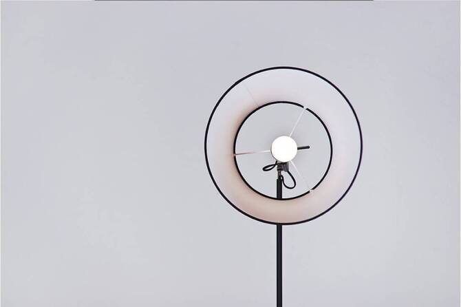  Lampa wisząca ZYTA S czarno - szara AZ1845+AZ2601