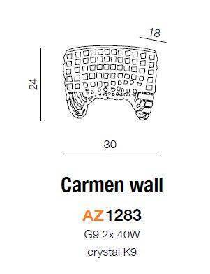 Kinkiet CARMEN (5102-2W) Azzardo