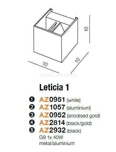 Kinkiet LETICIA white (AZ0951 | GM1111-WH) - AZZARDO