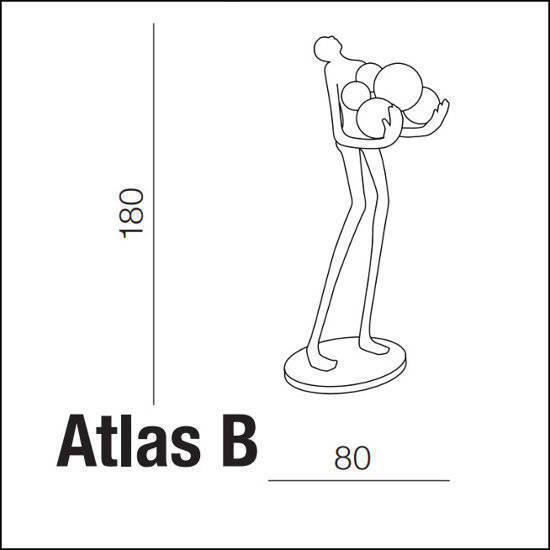 Lampa Podłogowa ATLAS B (AZ4985) - Azzardo