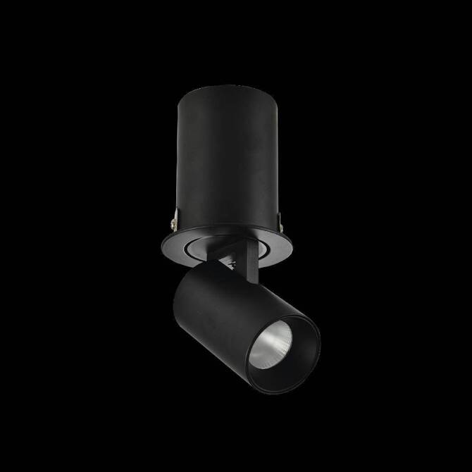 Lampa Wpuszczana LUNA 7W BLACK (AZ3397) - Azzardo