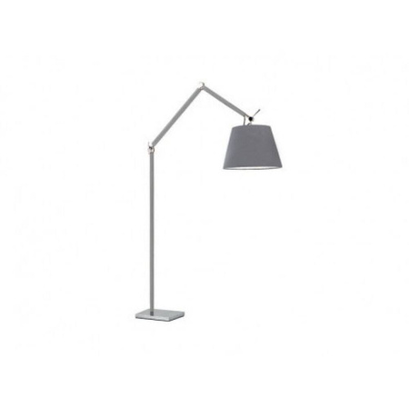 Lampa podłogowa Zyta L Floor stelaż aluminium AZ 2310 + AZ 2604 klosz grey | szary - średnica 36 - Azzardo