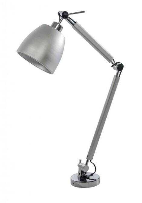 Lampa stołowa ZYTA S TABLE ALU stelaż aluminium AZ AZ2307 + AZ 1848 klosz aluminium - średnica 18 - Azzardo