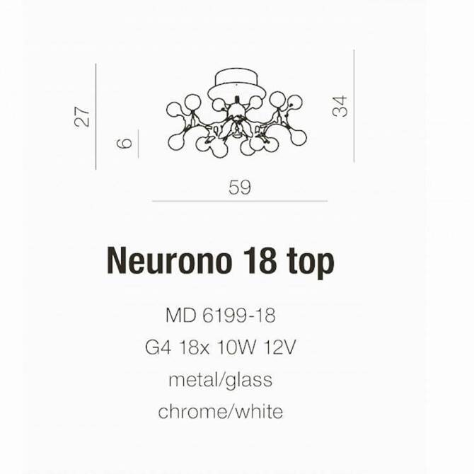 Lampa sufitowa NEURONO ( MD6199-18) Azzardo