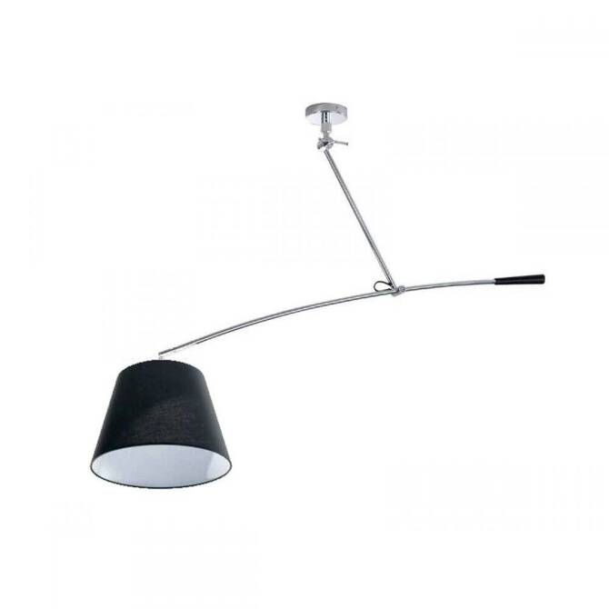 Lampa wisząca BARCELONA stelaż AZ 2288 + AZ 2590 klosz black | czarny - średnica 50 - Azzardo - żyrandol