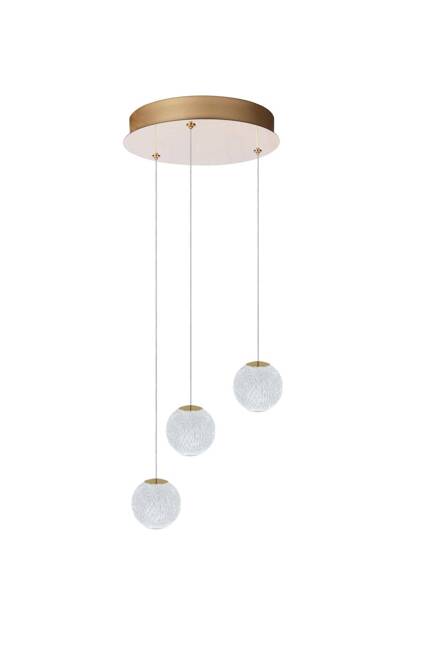 Lampa wisząca EDEM 3 ROUND Złoty (AZ6020) - Azzardo