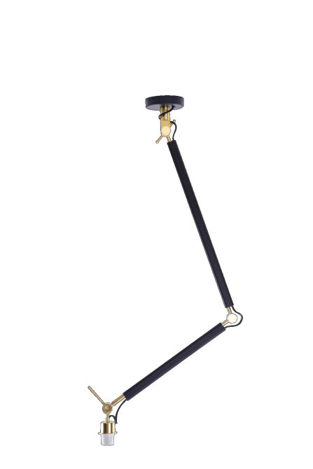 Lampa wisząca / Lampbody ZYTA S PENDANT LAMPBODY BK/GO (AZ4189) - Azzardo