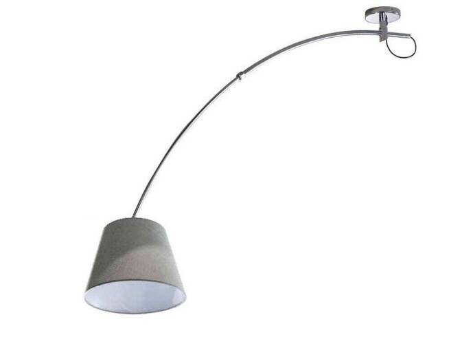 Lampa wisząca SELENA 2 stelaż AZ 2284 + AZ 2591 klosz grey | szary - średnica 50 - Azzardo - żyrandol