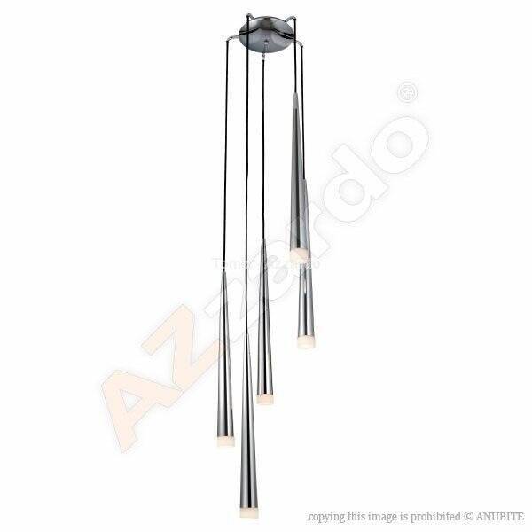 Lampa wisząca STYLO 5 chrom (MD1220A-5CHROME Azzardo) - żyrandol