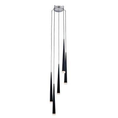 Lampa wisząca STYLO 5 czarny ( AZ0119 Azzardo) - żyrandol