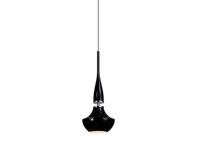 Lampa wisząca TASOS 1 - czarna (MD2095-1-BK | AZ0719) - Azzardo - żyrandol