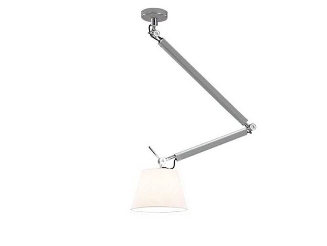 Lampa wisząca ZYTA M PENDANT stelaż aluminium AZ 2304 + AZ 2605 klosz biały | white - średnica 36  - Azzardo - żyrandol