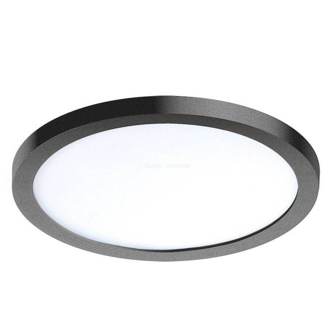 Lampa wpuszczana SLIM 15 ROUND IP44 3000k black (AZ2840) - AZZARDO