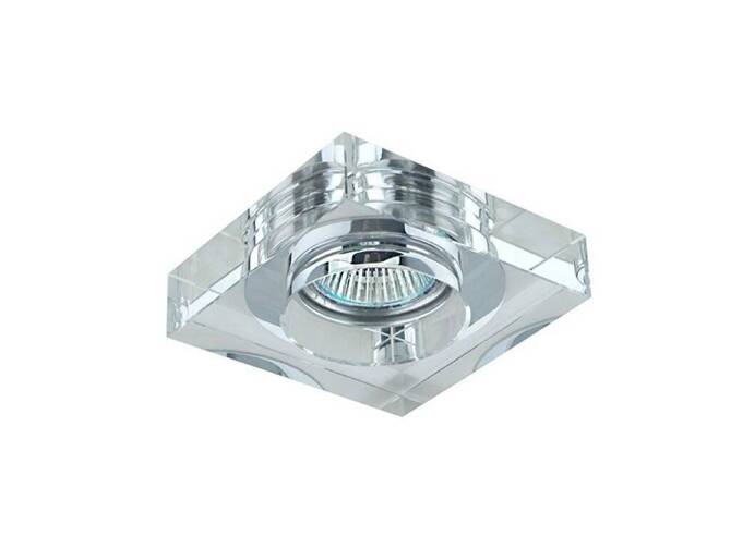 Lampa wpuszczana VEKTOR SQUARE clear glass (AZ1495 | SC760SQ-A-CL) - AZZARDO