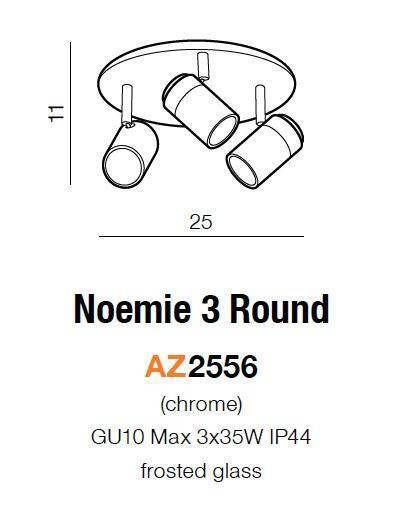 Noemie 3 round (AZ2556) Azzardo