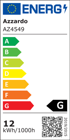 Oprawa szynowa COSTA TRACK 3LINE 12W 3000K BK (AZ4549) - Azzardo