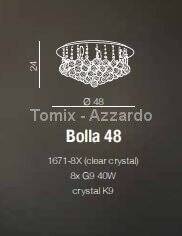 Plafon BOLLA 48 (167-18X) Azzardo