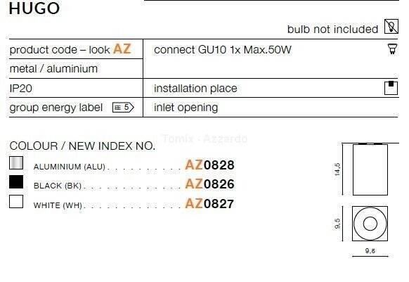 Plafon HUGO white (AZ0827) - AZZARDO