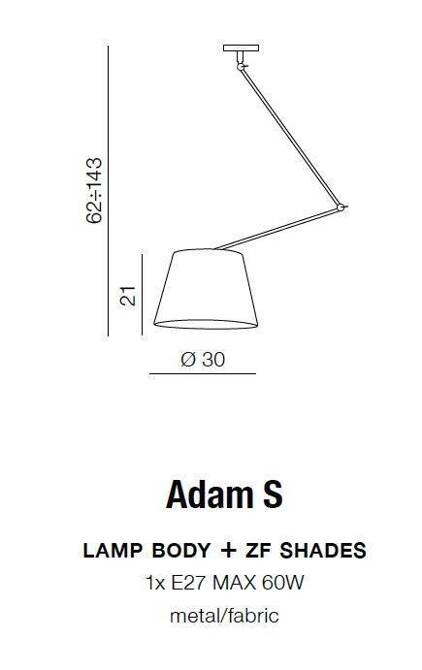 Stelaż Adam S lampbody stelaż (AZ1841) Azzardo