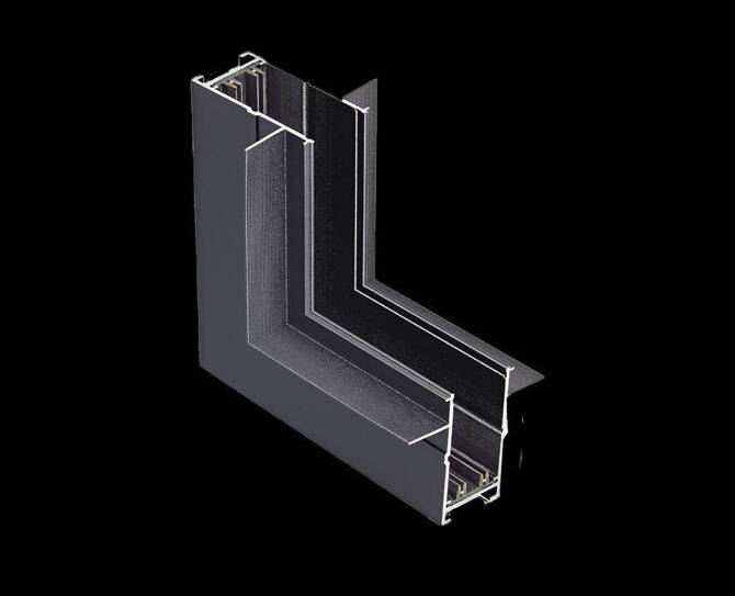 Systemy Szynowe BETA TRACK MAGNETIC57 230V CORNER90 B GIPS1 BK (AZ5164) - Azzardo