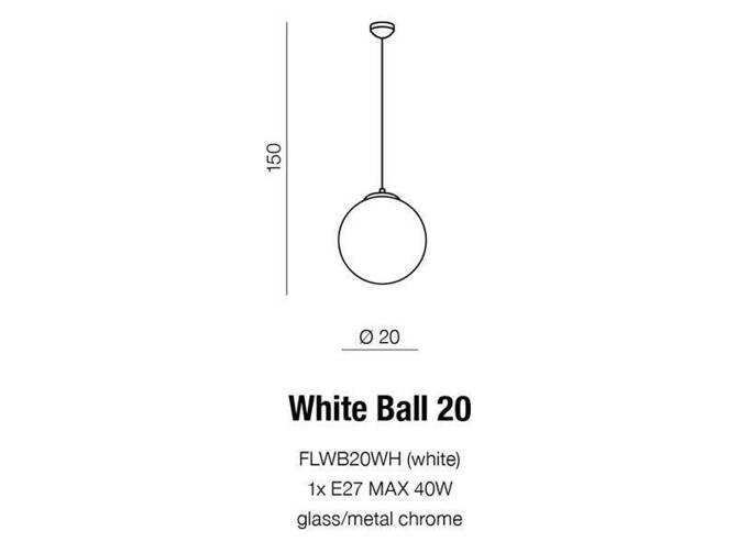 WHITE BALL 25 (AZ2515) - AZzardo