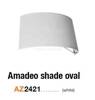 Amadeo shade oval abażur (white) (AZ2421) Azzardo