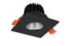 Kwadratowa lampa wpuszczana CLEAN S IP44 7W CCT SWITCH Czarna (AZ5989) - Azzardo