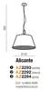 Lampa wisząca ALICANTE czarna (MD2361-MBK - Azzardo) - żyrandol